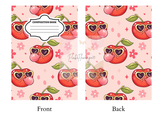 Cherry Bubblegum  - Comp Notebook Covers - Vinyl