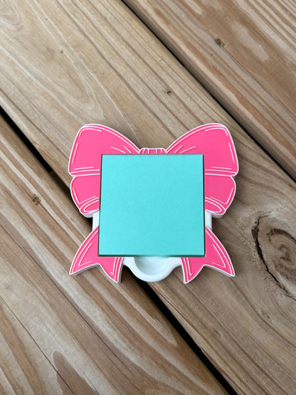 Coquette Bow - Post It Note Holder