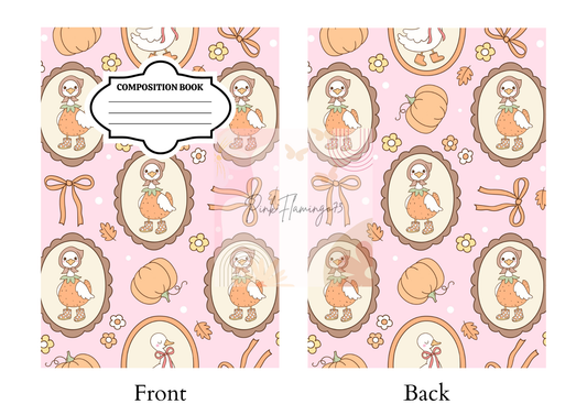 Pumpkin Goose  - Comp Notebook Covers - Vinyl