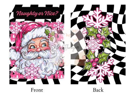 Pink Santa  - Comp Notebook Covers - Vinyl