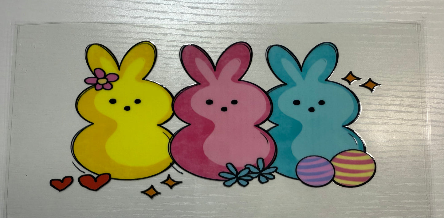 Easter Big Pastel Bunnies - Wrap