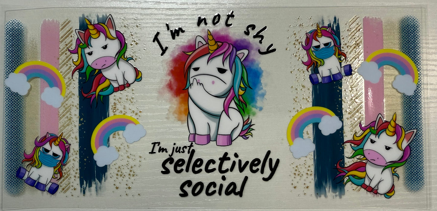 Unicorn Selectively Social - Wrap