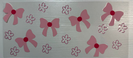 Bows (Pink w/flowers) - Wrap