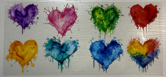 Hearts (Watercolor)  - Wrap