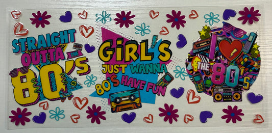 80s Girls Just Wanna Have Fun - Wrap