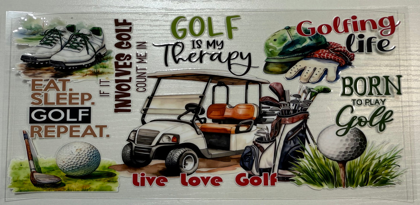 Golf Is My Therapy - Wrap