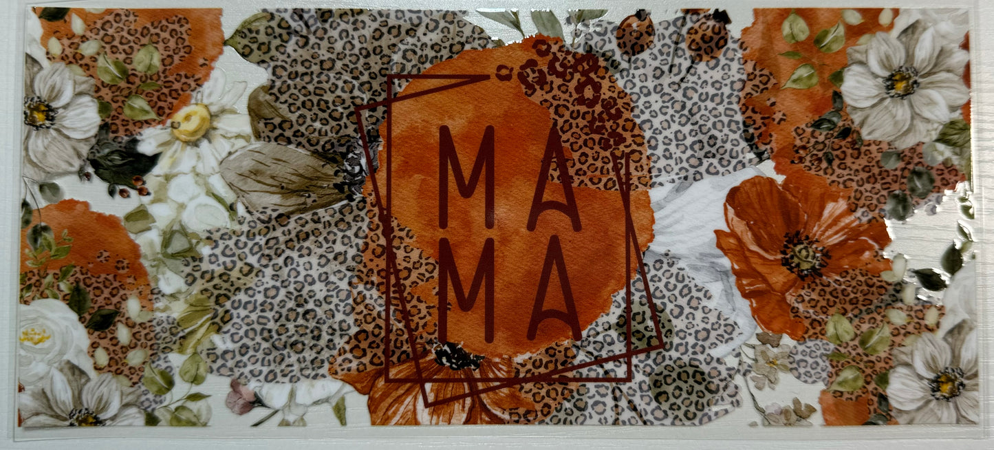 Mama (Orange Floral) - Wrap