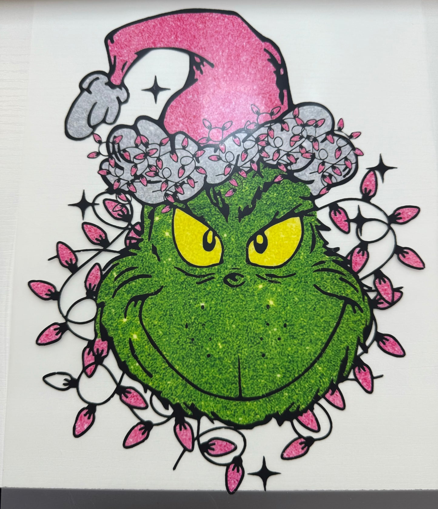 Christmas - Green Man Pink Hat - DTF