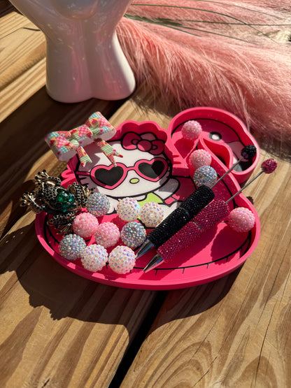 Flamingo w/HK - Trinket Tray