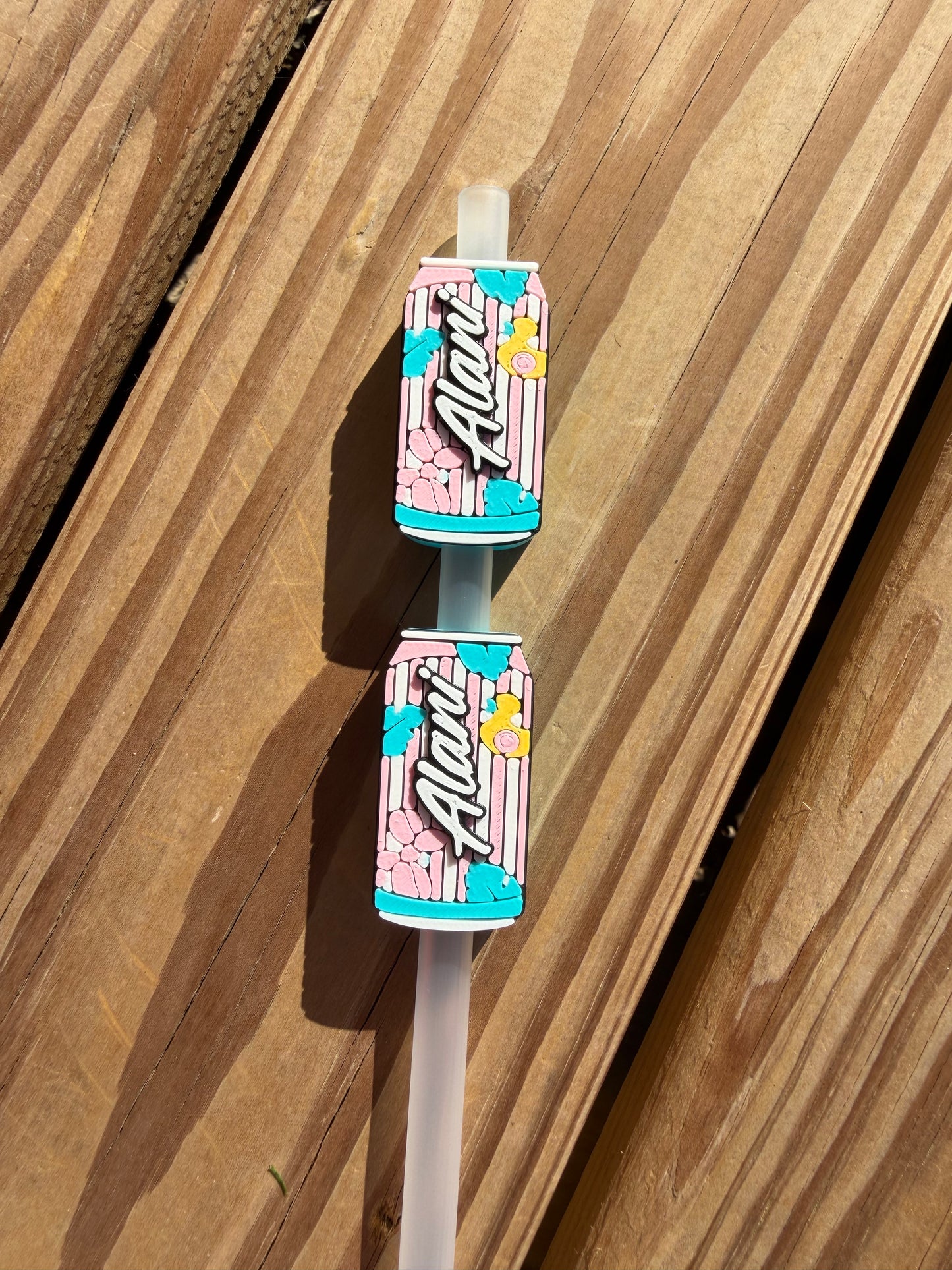 Cotton Candy Energy Drink - 3d Straw Topper