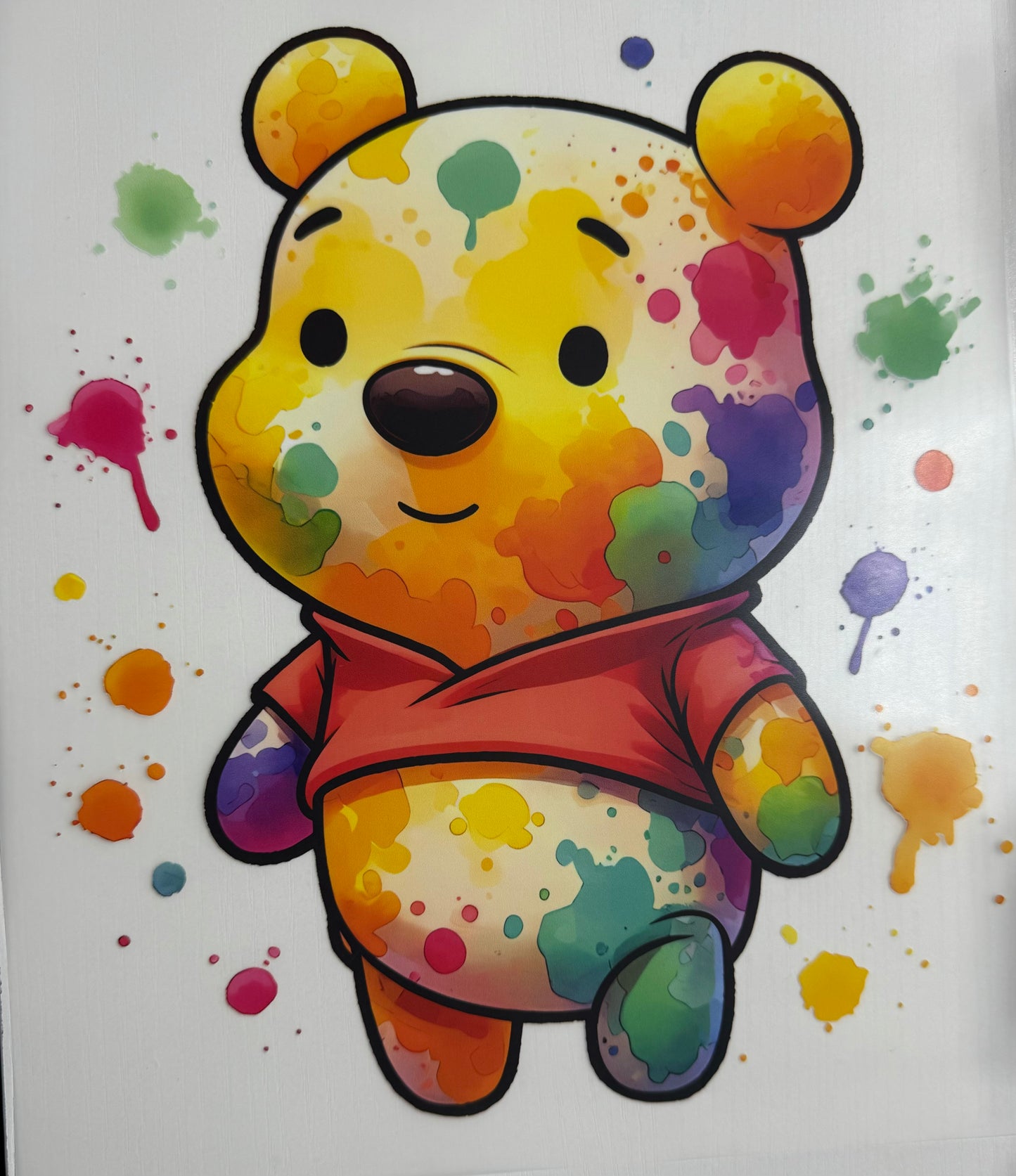 Pooh Pain Splatter - DTF