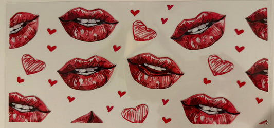 Lips (Red Sketched) - Wrap