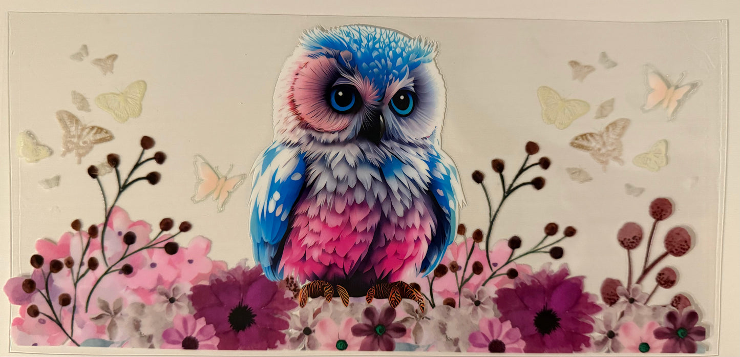 Owl (Colorful w/Floral) - Wrap