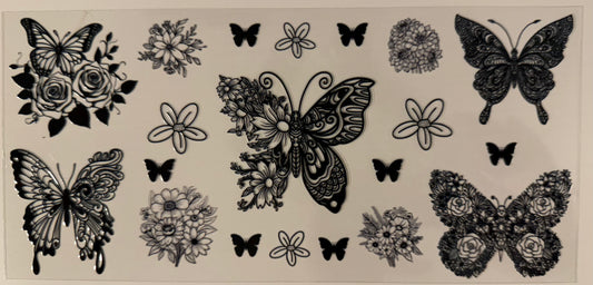 Butterfly (Black Lace)- Wrap