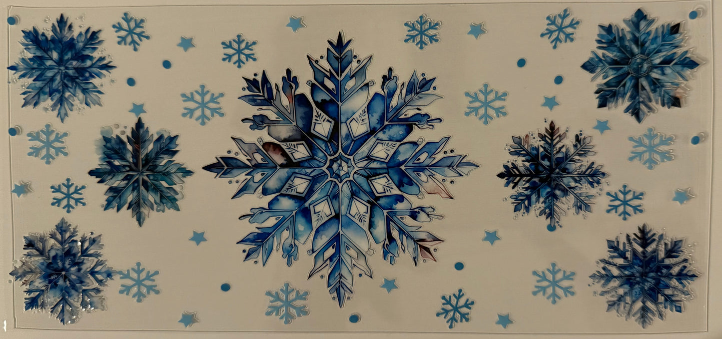 Winter (Big Blue Snowflakes) - Wrap