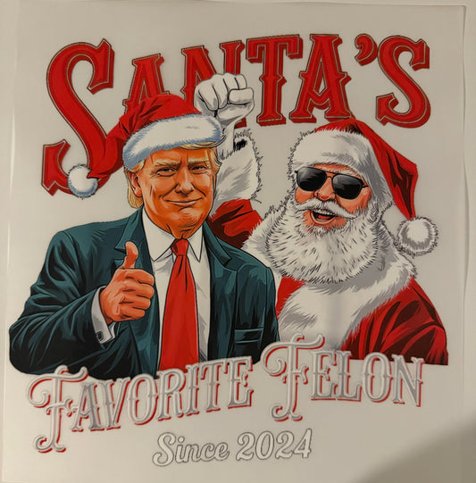 Christmas - Favorite Felon - DTF