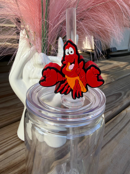 Sab the Crab - 3d Straw Topper