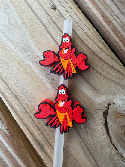 Sab the Crab - 3d Straw Topper