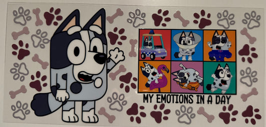 Characters (Blue Dog Emotions) - Wrap