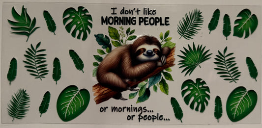 Sloth (Morning People) - Wrap