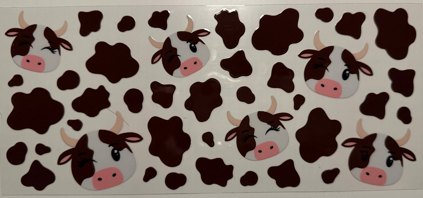 Cow w/ Brown Print - Wrap