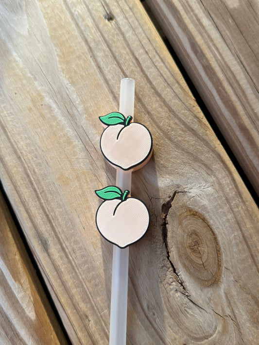 Peach - 3d Straw Topper