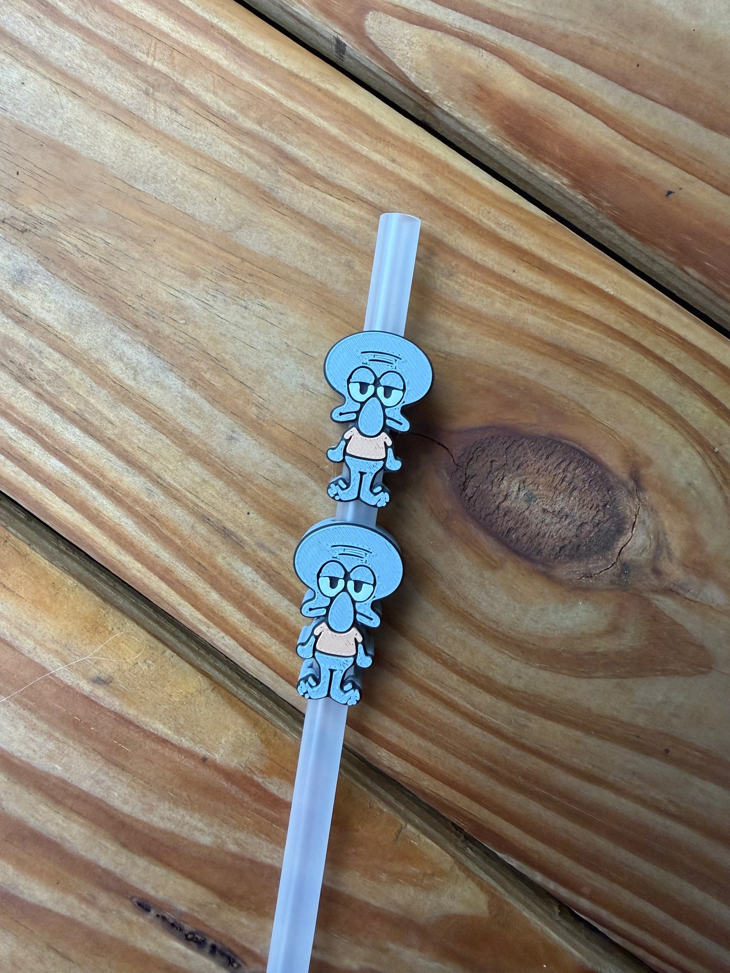 Squid - 3d Straw Topper