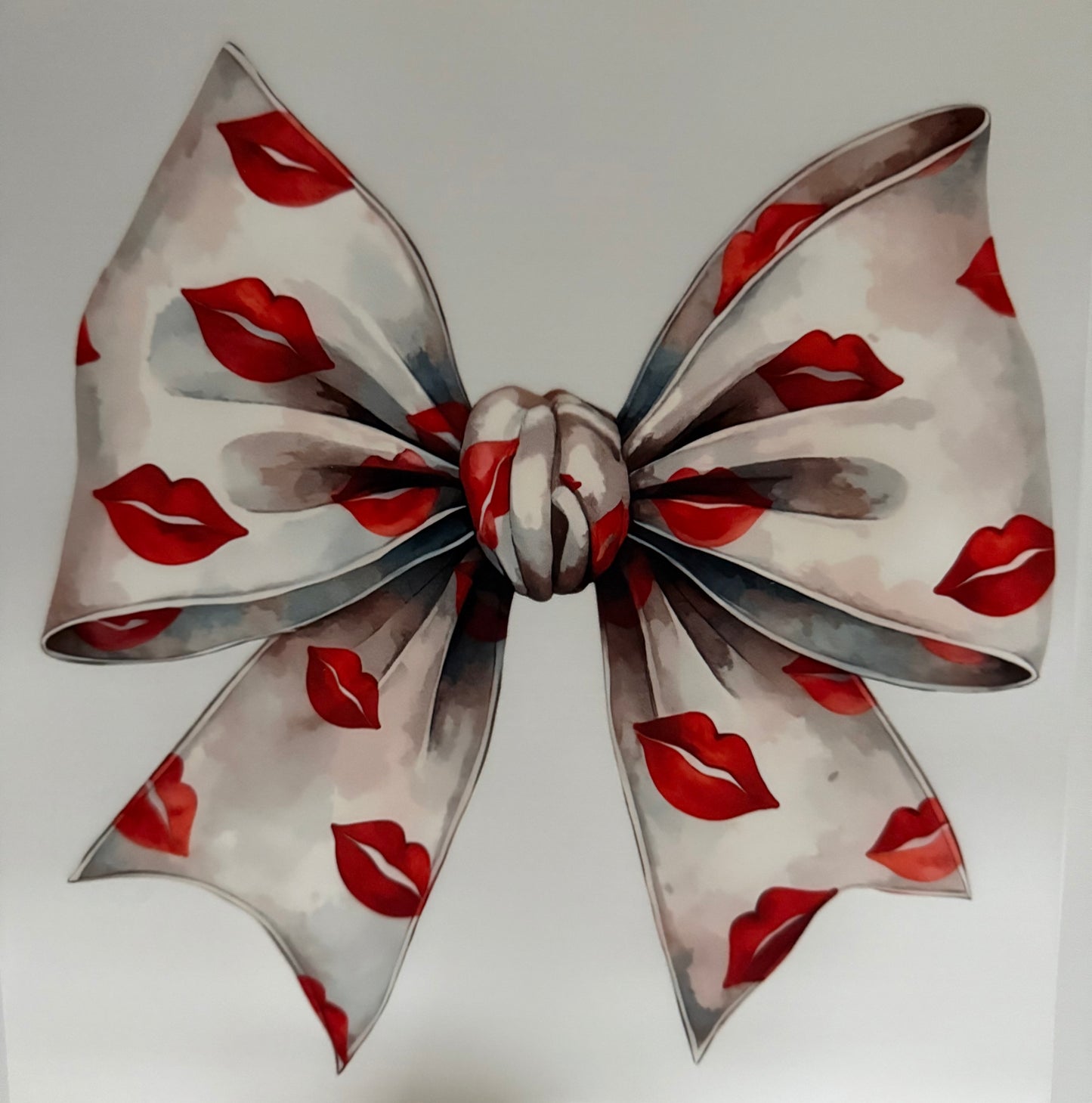 Red Lips Bow - DTF