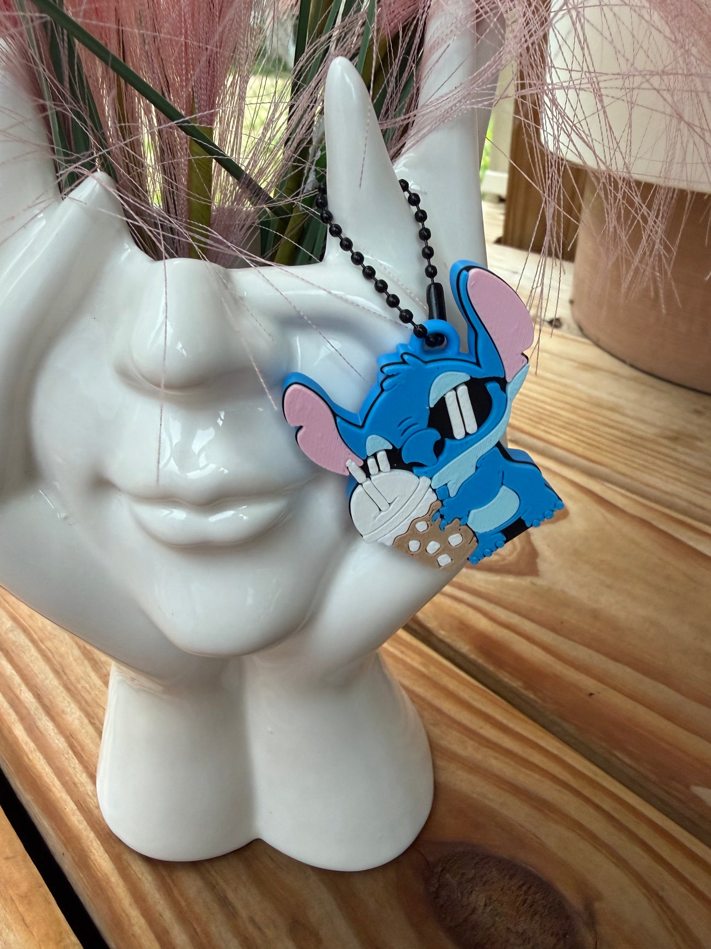 Stitchy w/Coffee - 3d Straw Topper