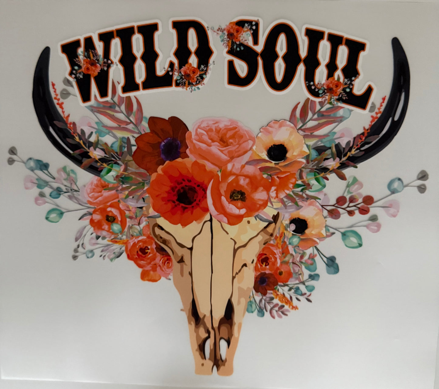 Wild Soul Bull Skull - DTF