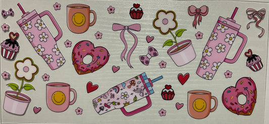 Coffee Cups (w/Donuts) - Wrap