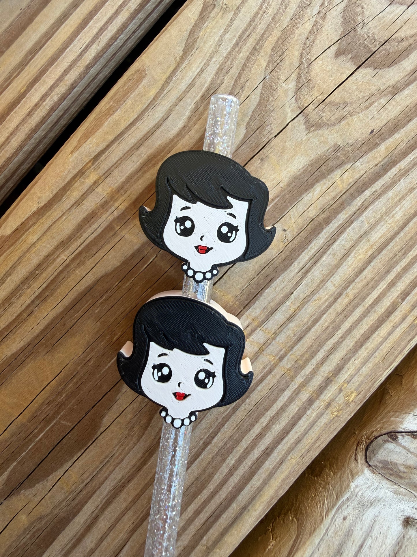 Betty  - 3d Straw Topper