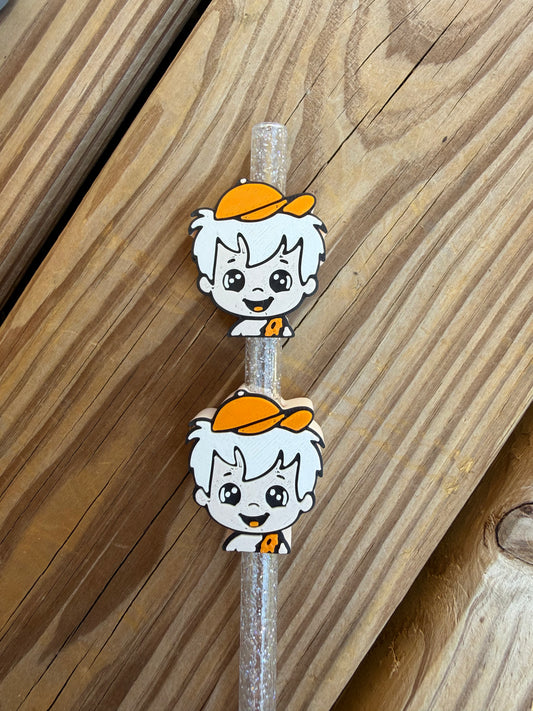 Bam-Bam  - 3d Straw Topper