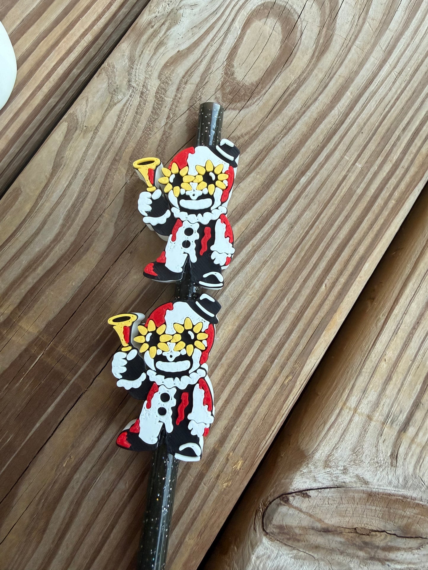 Art  - 3d Straw Topper