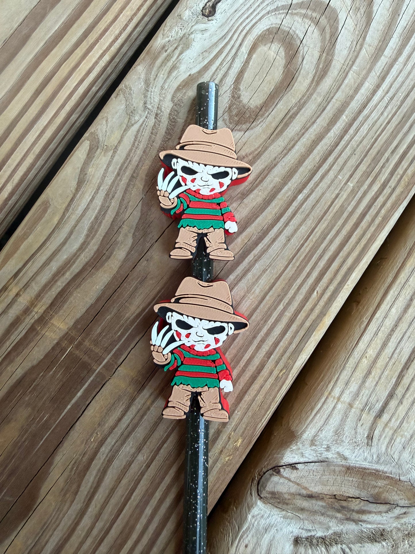 Freddy  - 3d Straw Topper