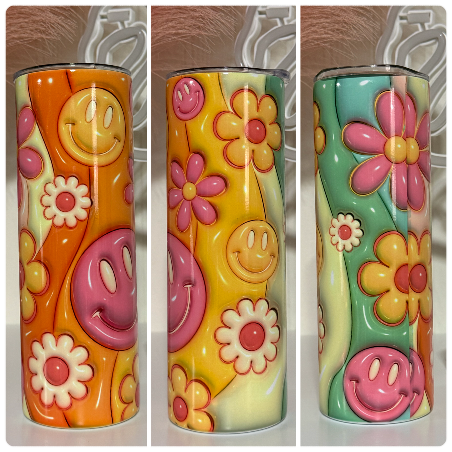 Puff Spring Smiles - Tumbler