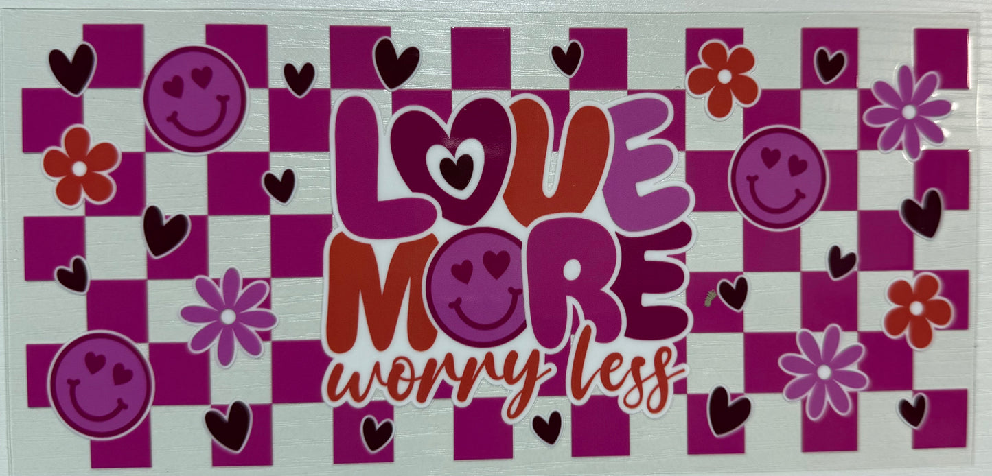 Checker (Love More) - Wrap