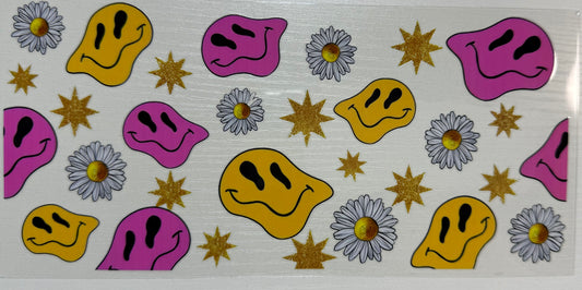 Smile (Yellow & Pink) - Wrap