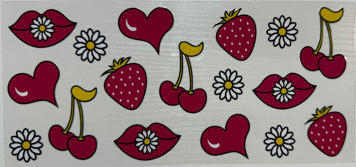 Strawberry w/Cherry - Wrap