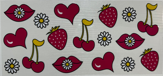 Strawberry w/Cherry - Wrap