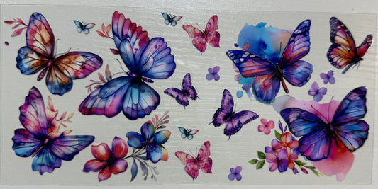 Butterfly (Purple, Blue, Pink)- Wrap