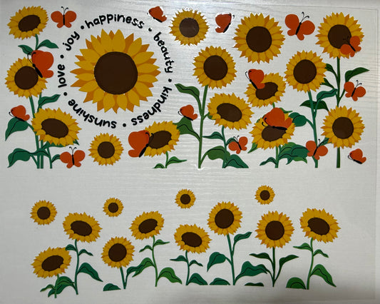 z - 40oz Sunflower (Happiness) - Wrap