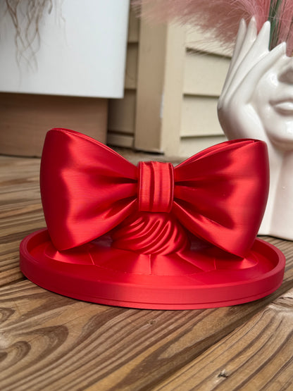 Puffy Bow Trinket Tray