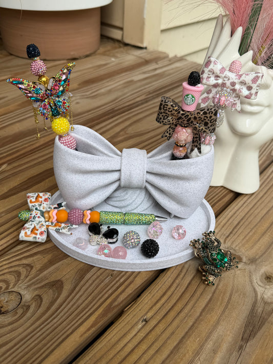 Puffy Bow Trinket Tray