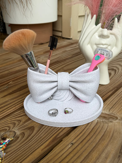 Puffy Bow Trinket Tray