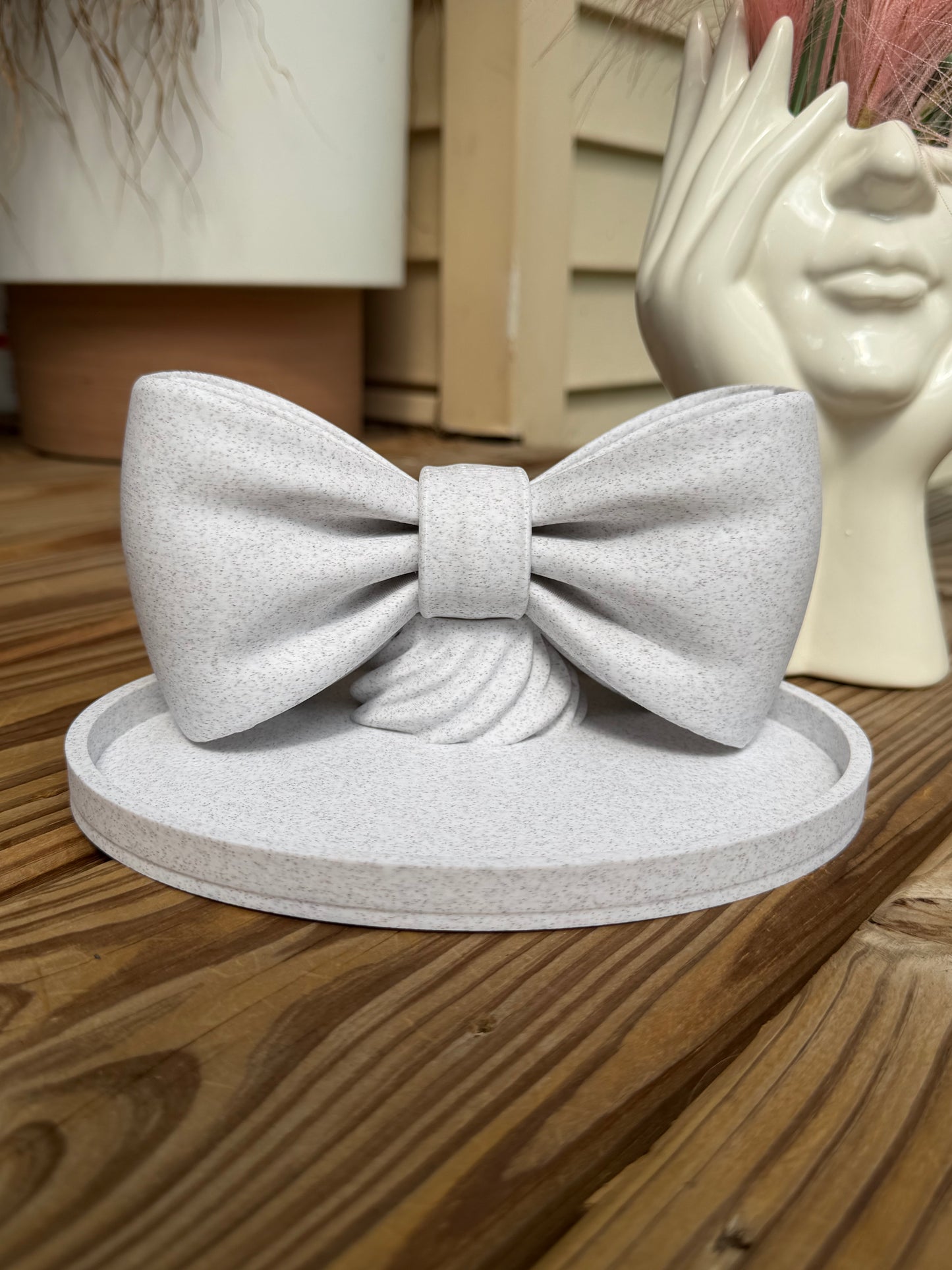 Puffy Bow Trinket Tray