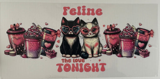 Coffee (Cats w/Heart Glasses)  - Wrap