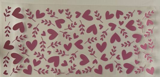 Hearts (Pink Boho) - Wrap