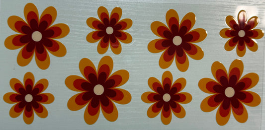 Floral (Orange Retro) - Wrap