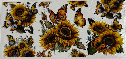 Floral (Sunflowers & Butterflies) - Wrap